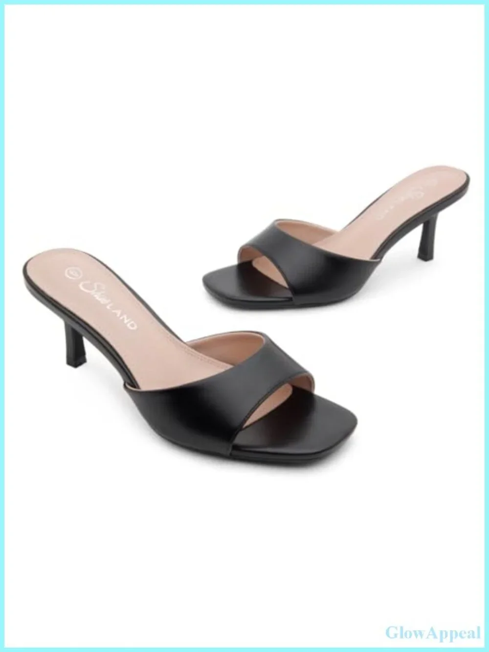 Women's Dressy Heeled Slides Mules Kitten Heels Stiletto Open Toe Slip-On